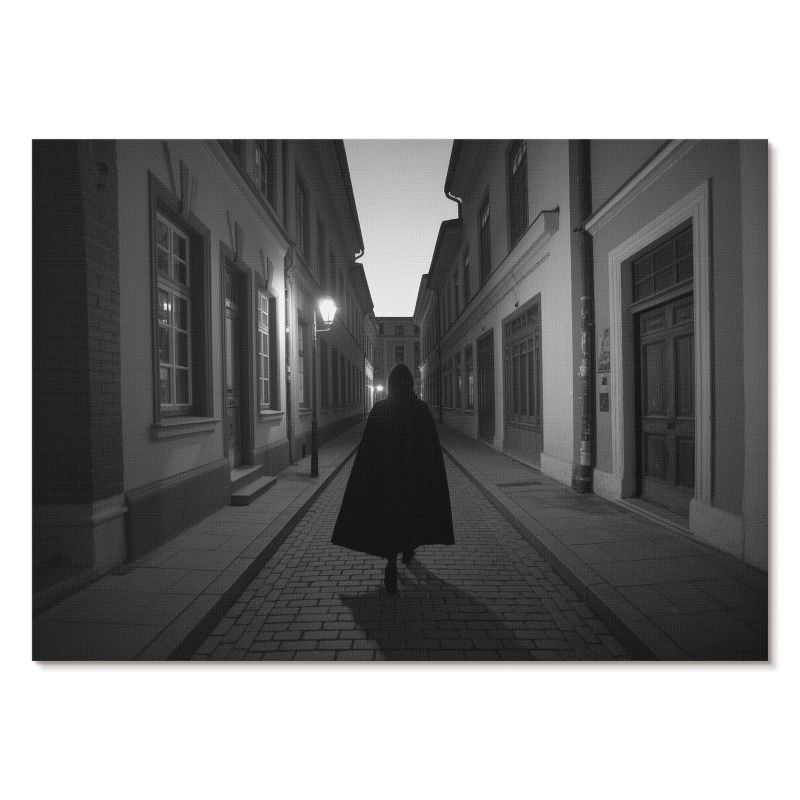 Plakat na Ścianę Tulup 42x29,7 cm (A3) Czarno-biały widok Do przedpokoju, biura, salonu 1 szt.
