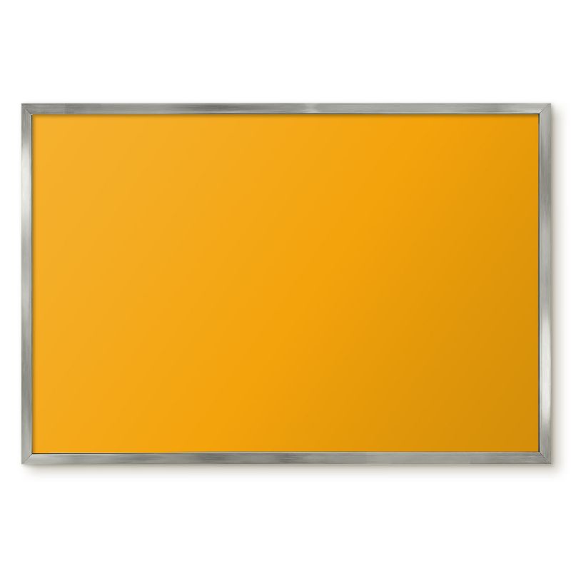 Tablica Magnetyczna Do Biura Tulup 60x40 cm Żywy pomarańczowy - Srebrna rama Do biura, salonu 1 szt.