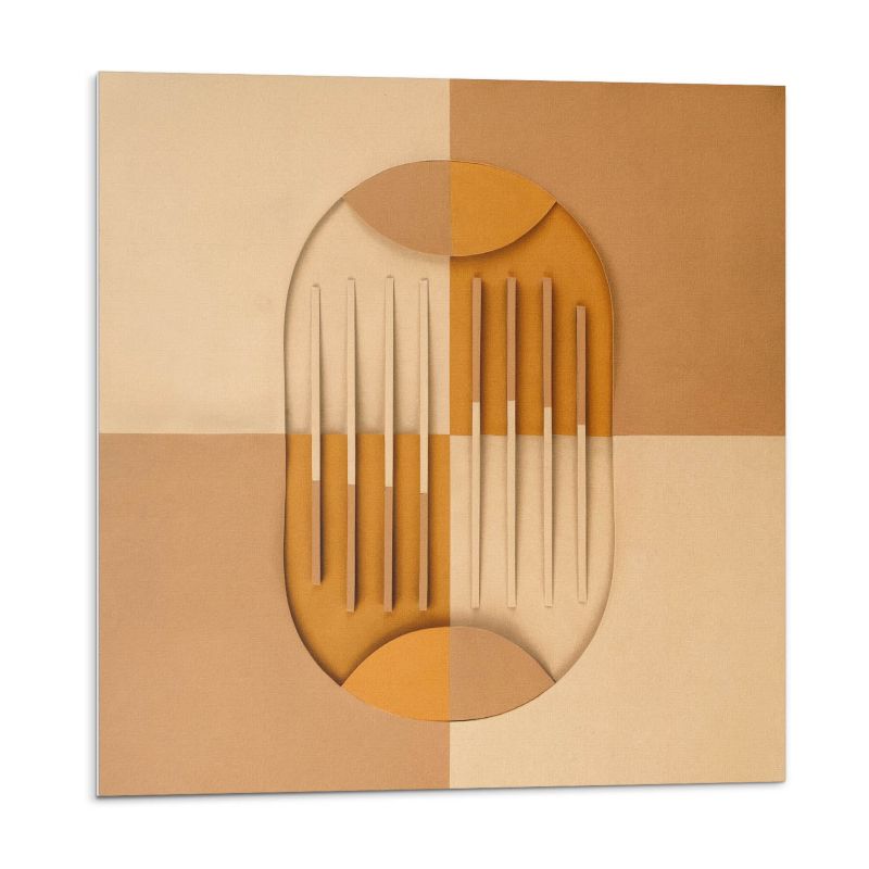 Kafelki samoprzylepne Wallfluent 50x50 cm Wzór geometryczny z detalami 4 szt.
