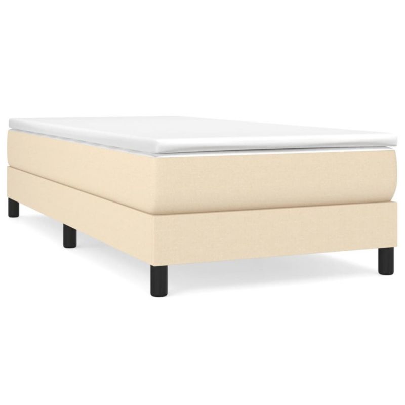 Łóżko tapicerowane WaszeMeble 100x200 cm kremowe WM-3120497 1 szt.