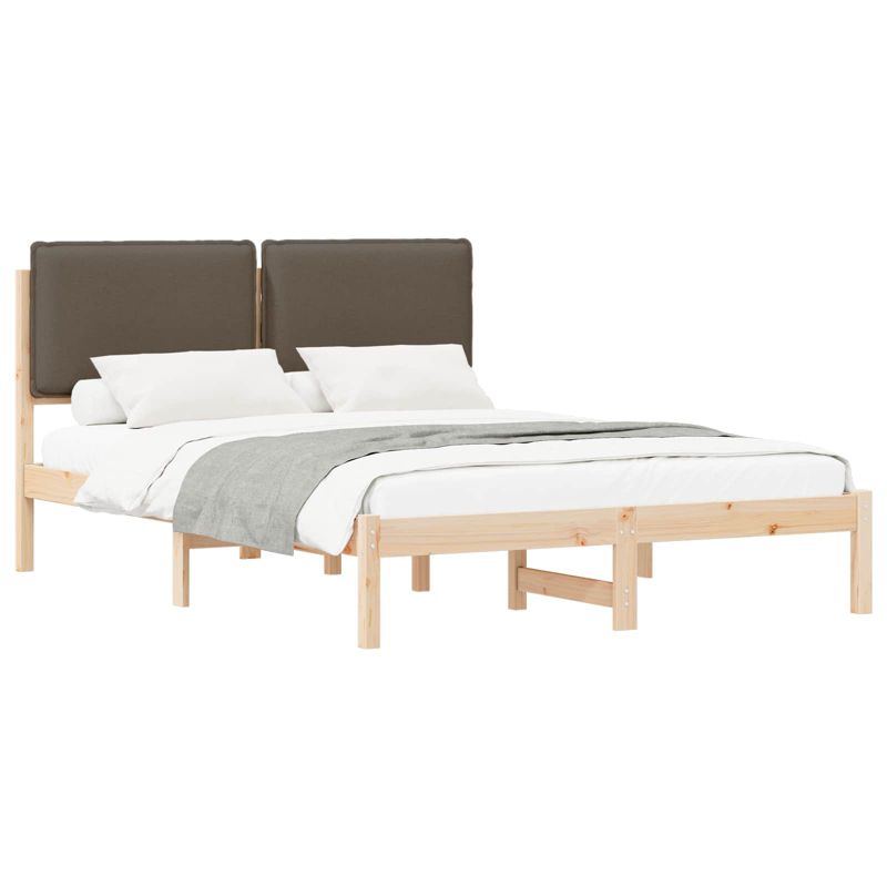 Łóżko Drewniane WaszeMeble 140x190 cm Brązowe WM-877847 1 szt.