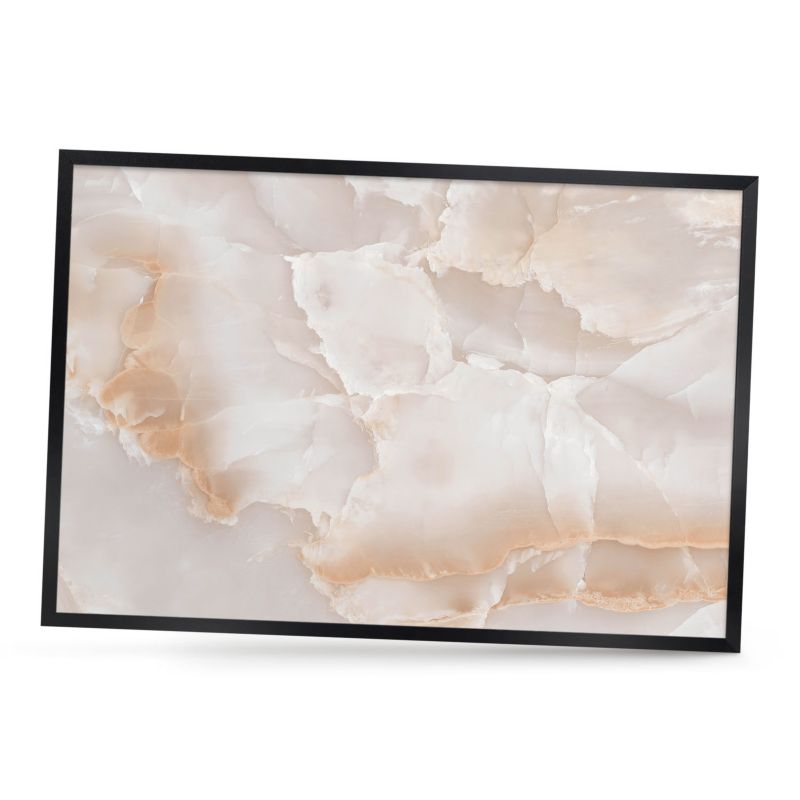 Tablica magnetyczna dekoracyjna ArtPrintCave 60x40 Subtelne fale w czarnej ramie 1szt