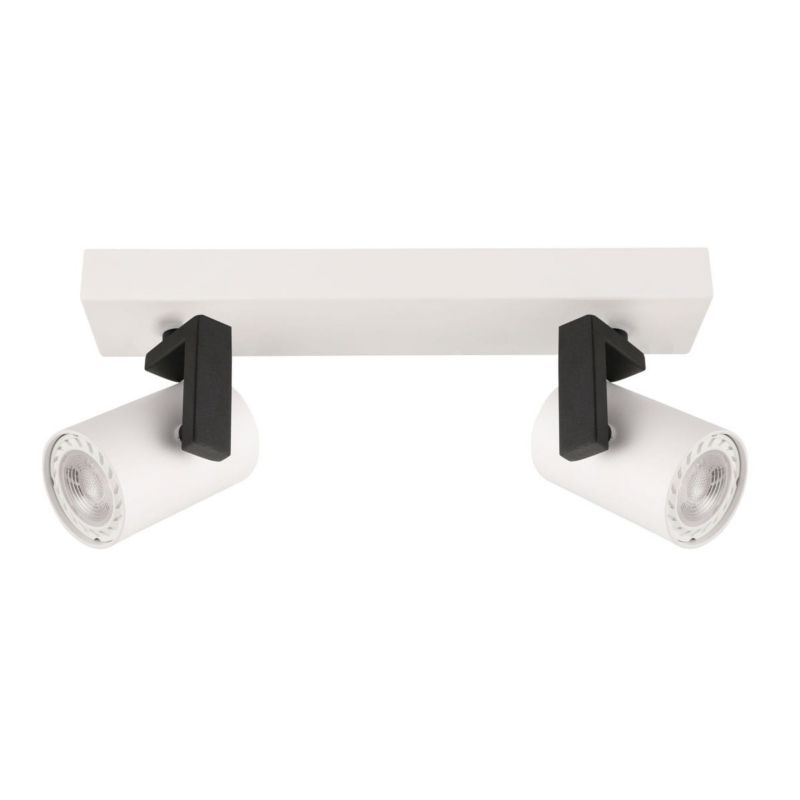 Lampa sufitowa wisząca Italux Mola 4967 biało-czarna nowoczesna 2xGU10 x 35W 1 szt.