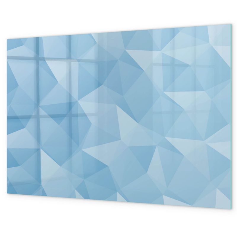 Tablica Magnetyczna Suchościeralna Tulup 60x40 cm Ciemne trójkąty abstrakcja Z magnesami, gąbką i Czarny marker 1 kpl