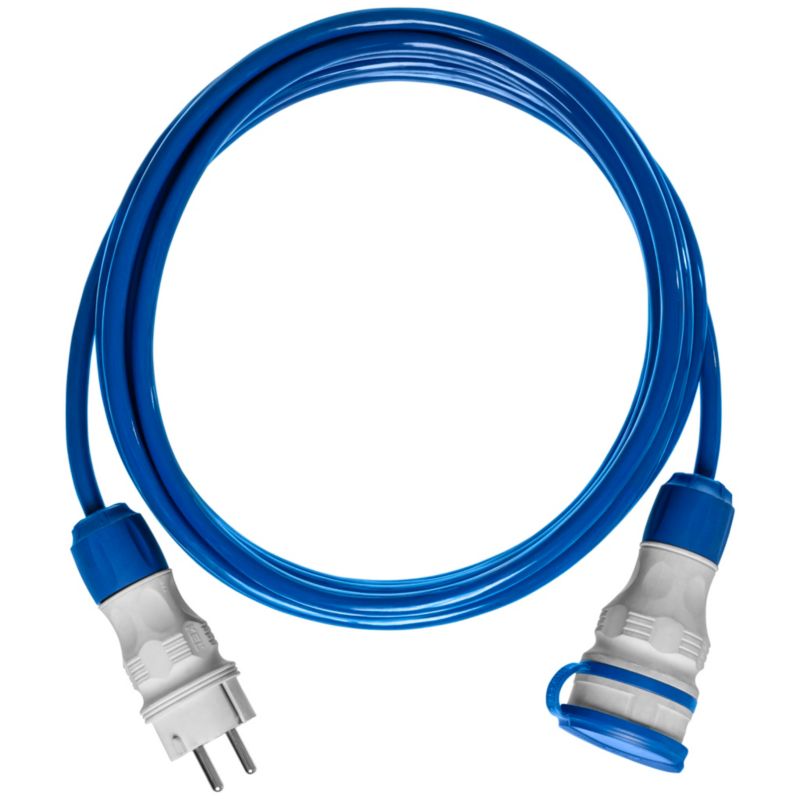 Przedłużacz budowlany KEL EXTREME 5 m 1 gniazdo 3 x 1,5 mm² H07BQ-F IP54 niebieski 1 szt.