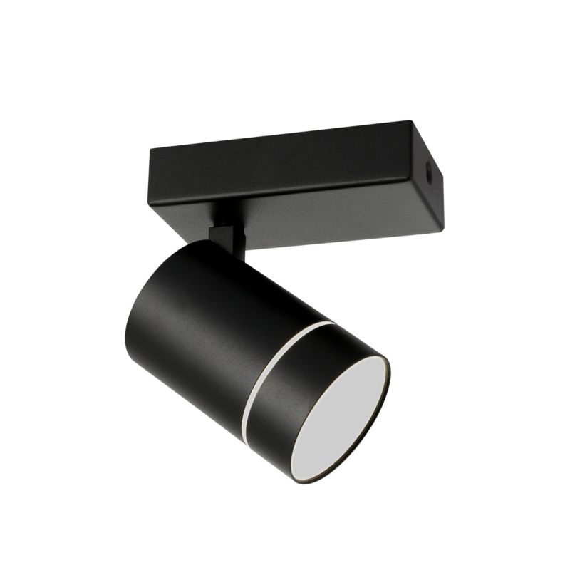 Reflektor sufitowy ruchomy Italux Selma czarny LED 5W 4000K 320lm IP20 - 1 szt.