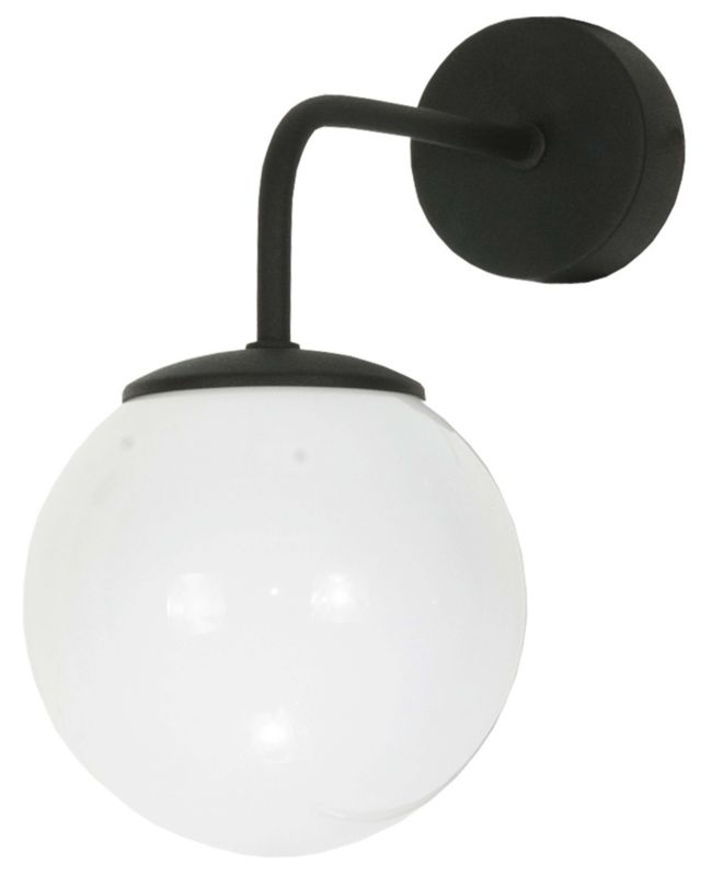 Kinkiet Łazienkowy EDYLIT Czarny Biała Kula Loft 1xE14 CALIPSO 13-833 1 szt.