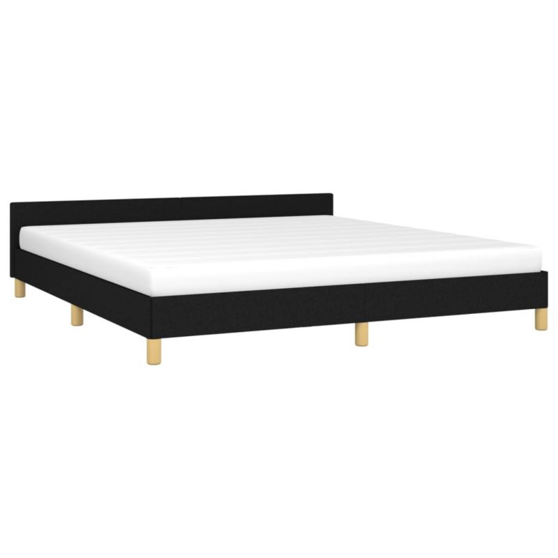 Łóżko tapicerowane WaszeMeble 180x200 cm czarna WM-347433 1 szt.