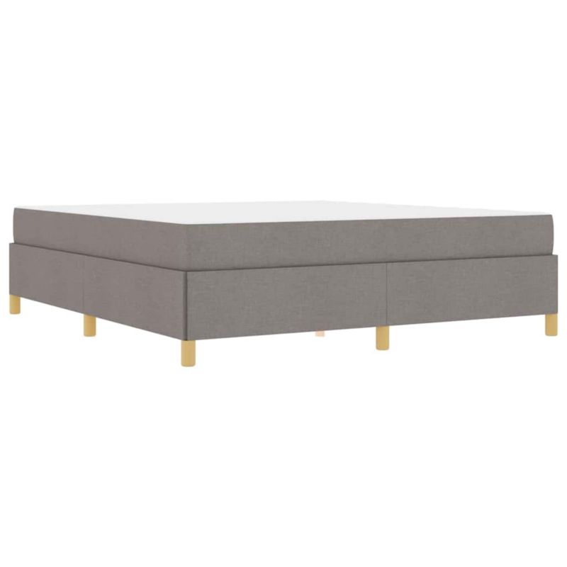 Łóżko z materacem WaszeMeble 180x200 cm Ciemnoszary tkanina WM-3398959 1 szt.
