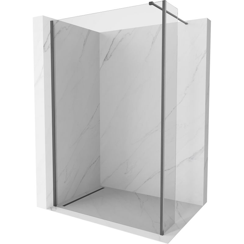 Ścianka prysznicowa Mexen Kioto transparent gun gray 115x30 cm 800-115-212-66-00-030 1 szt.