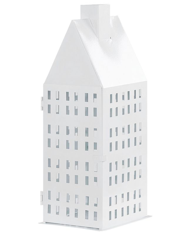 Lampion Dolok Metal 40 cm Biały 1 szt.