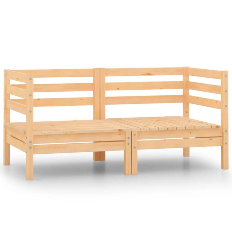 Sofa ogrodowa WaszeMeble z drewna brązowa WM-3082387 1 szt.