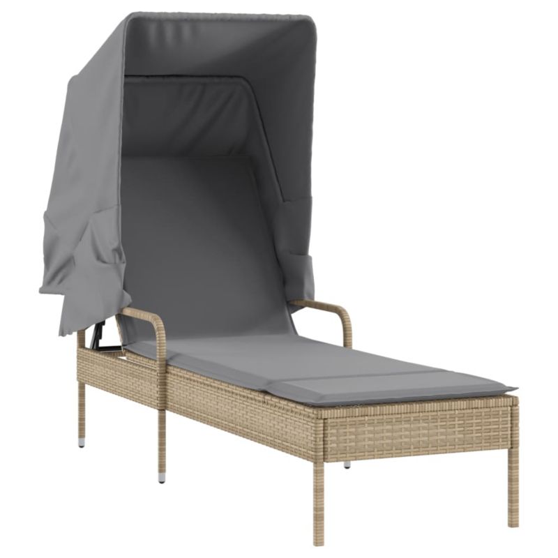 Łóżko ogrodowe WaszeMeble beżowy z poduszkami WM-368191 1 szt.