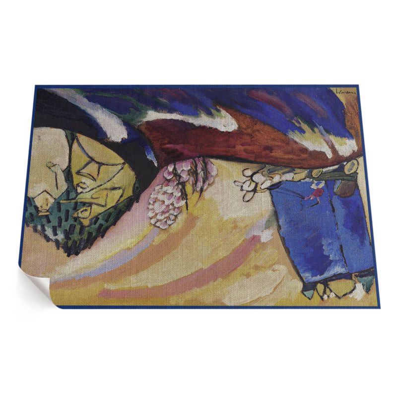 Winylowy Chodnik Zewnętrzny ArtPrintCave 100x150 cm Abstrakcja Troika By Wassily Kandinsky 1 szt.