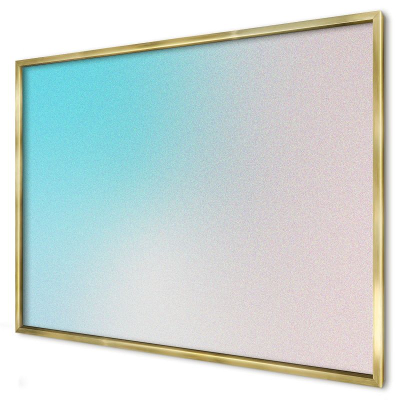 Magnetyczna tablica ozdobna Wallfluent 100x70 Pastelowa abstrakcja w złotej ramie 1szt