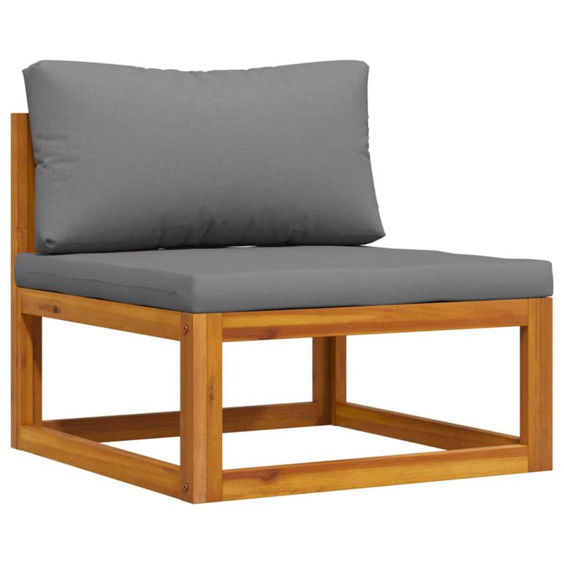 Sofa ogrodowa WaszeMeble z akacji brązowa z poduszkami WM-311862 1 szt.