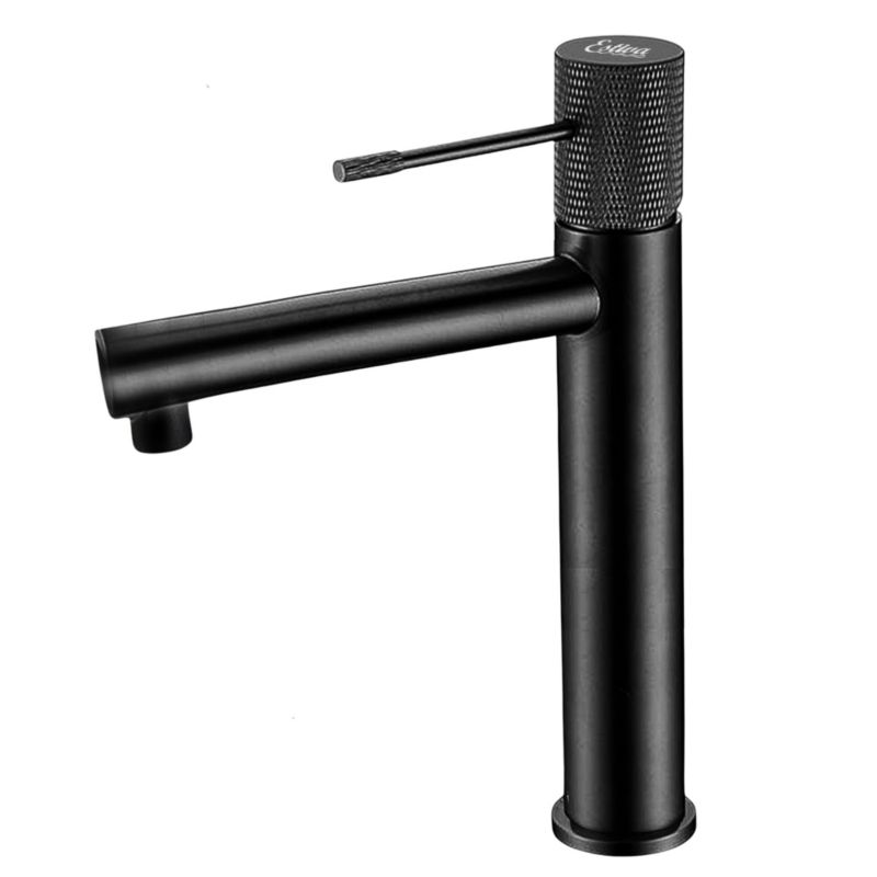 Bateria umywalkowa nablatowa Estiva Rinda 30 cm czarna matowa 1 szt.