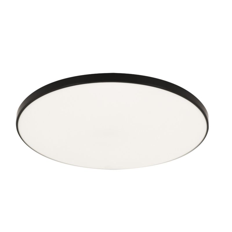 Plafon sufitowy nowoczesny Struhm Dowbor czarno-biały LED 24W 4000K 1840lm łazienkowy IP44 wym: 5,5 x 37 x 37 cm - 1 szt.
