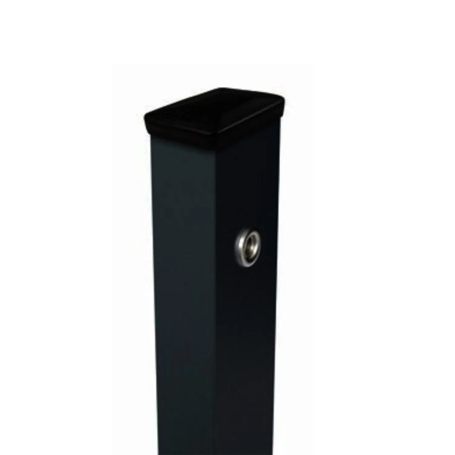Jarmex Słupek bramy PPS czarny mat - 220x7x7 cm