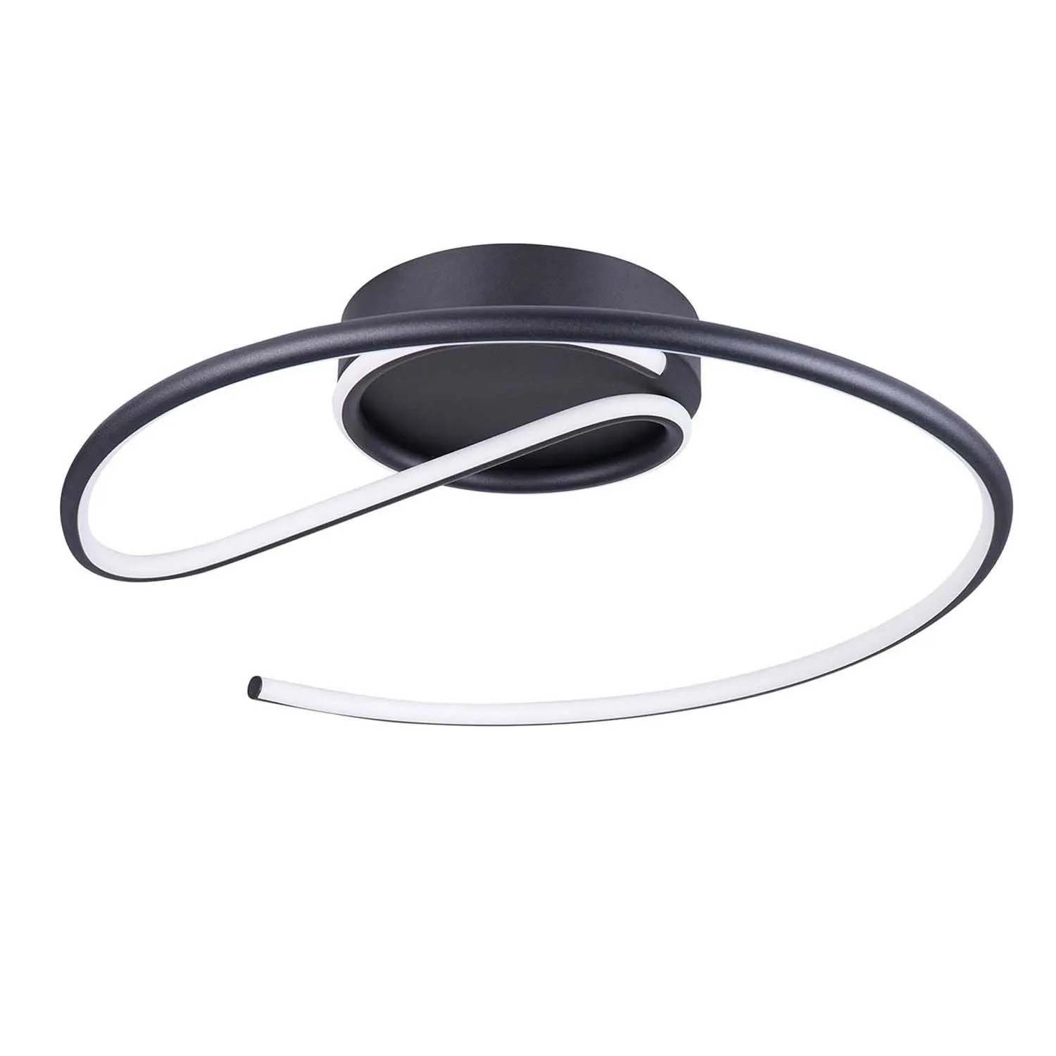 Goldlux Lampa wisząca LED DIUNA 34W 4000K 4880lm czarna