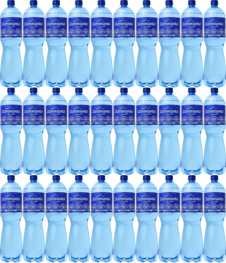 504x Woda gazowana Ustronianka, niskosodowa, 1.5l, butelka PET, KAUCJA