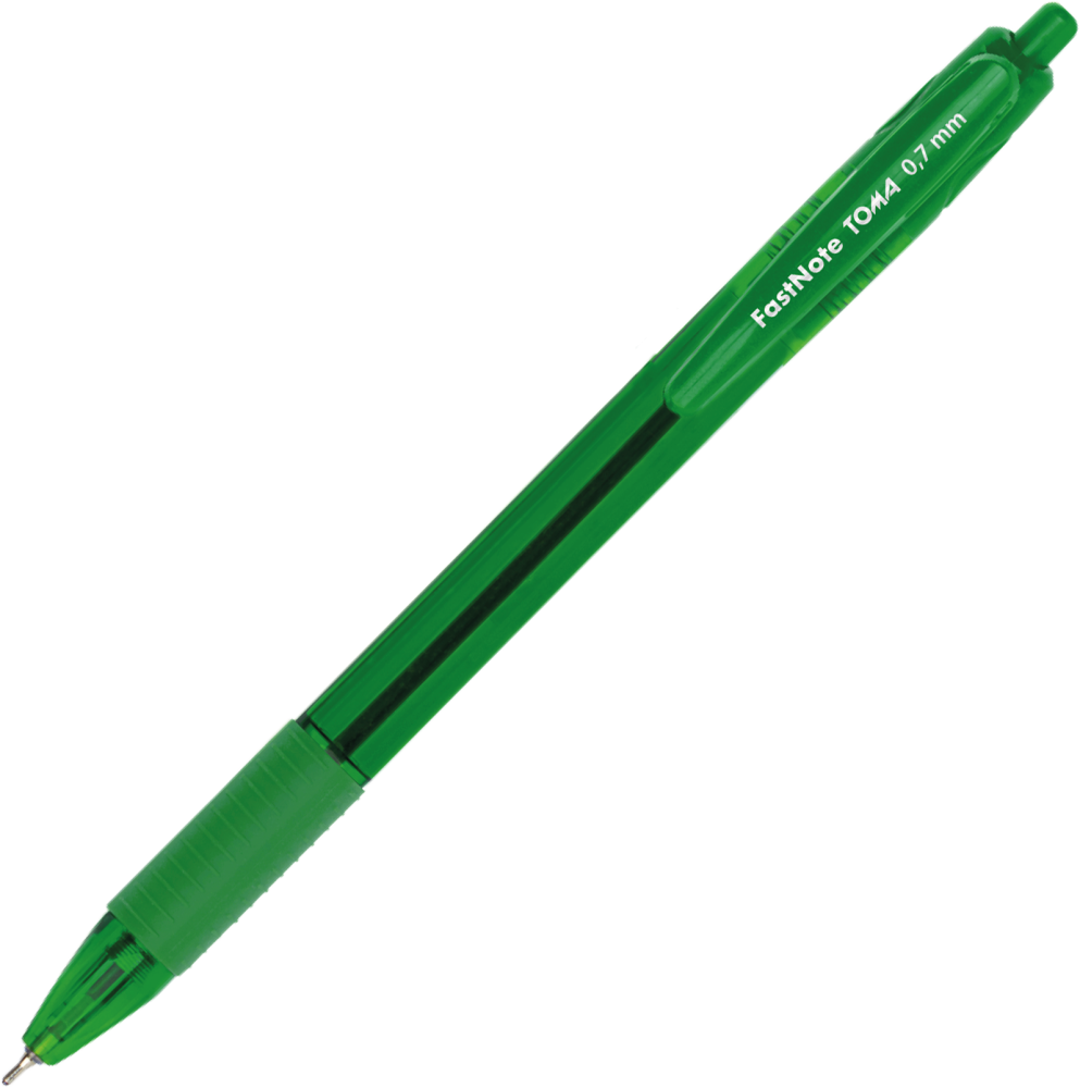 Długopis automatyczny Toma FastNote TO-030, 0.7mm, zielony