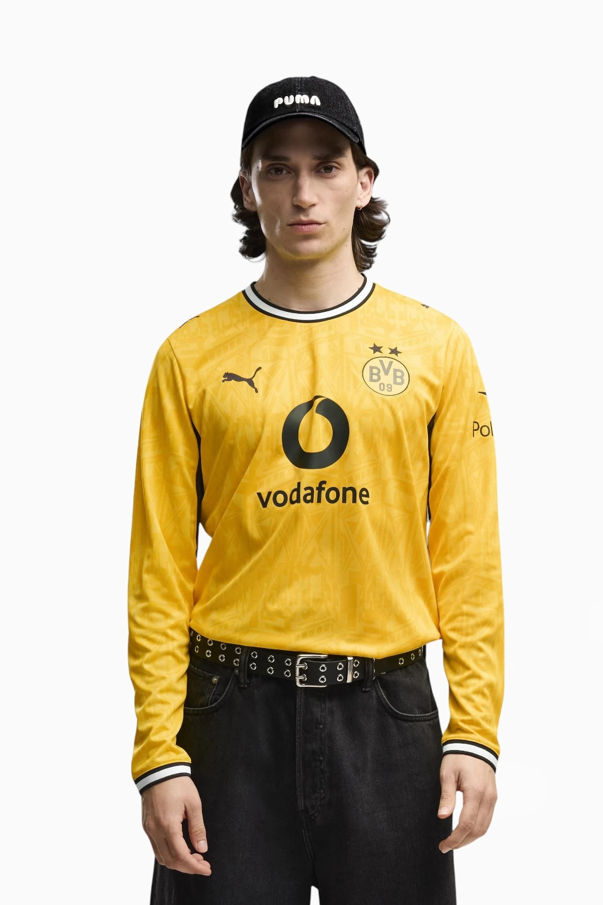 Koszulka z długim rękawem Puma Borussia Dortmund 26/27 Domowa Replica - Czarny