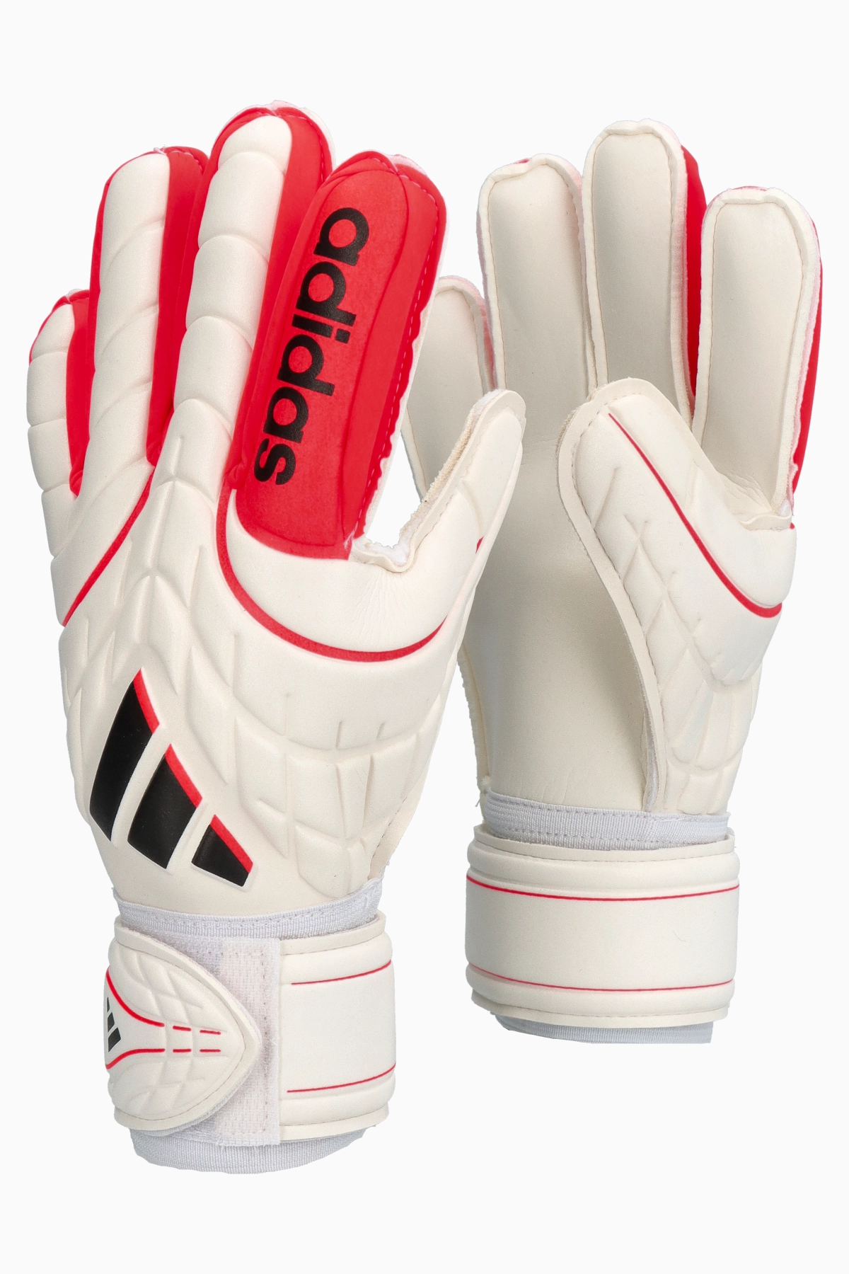 Rękawice adidas Copa Match Fingersave Junior - Biały
