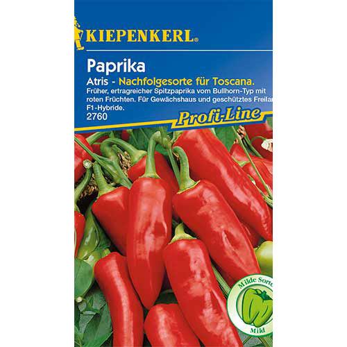 1 szt, Paprika Atris F1 - Magok: Mod de ambalare: 1 db