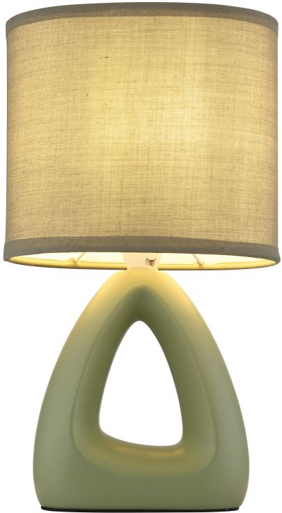 Globo Lighting Triangle lampa stołowa 1x40 W zielona 21731BG
