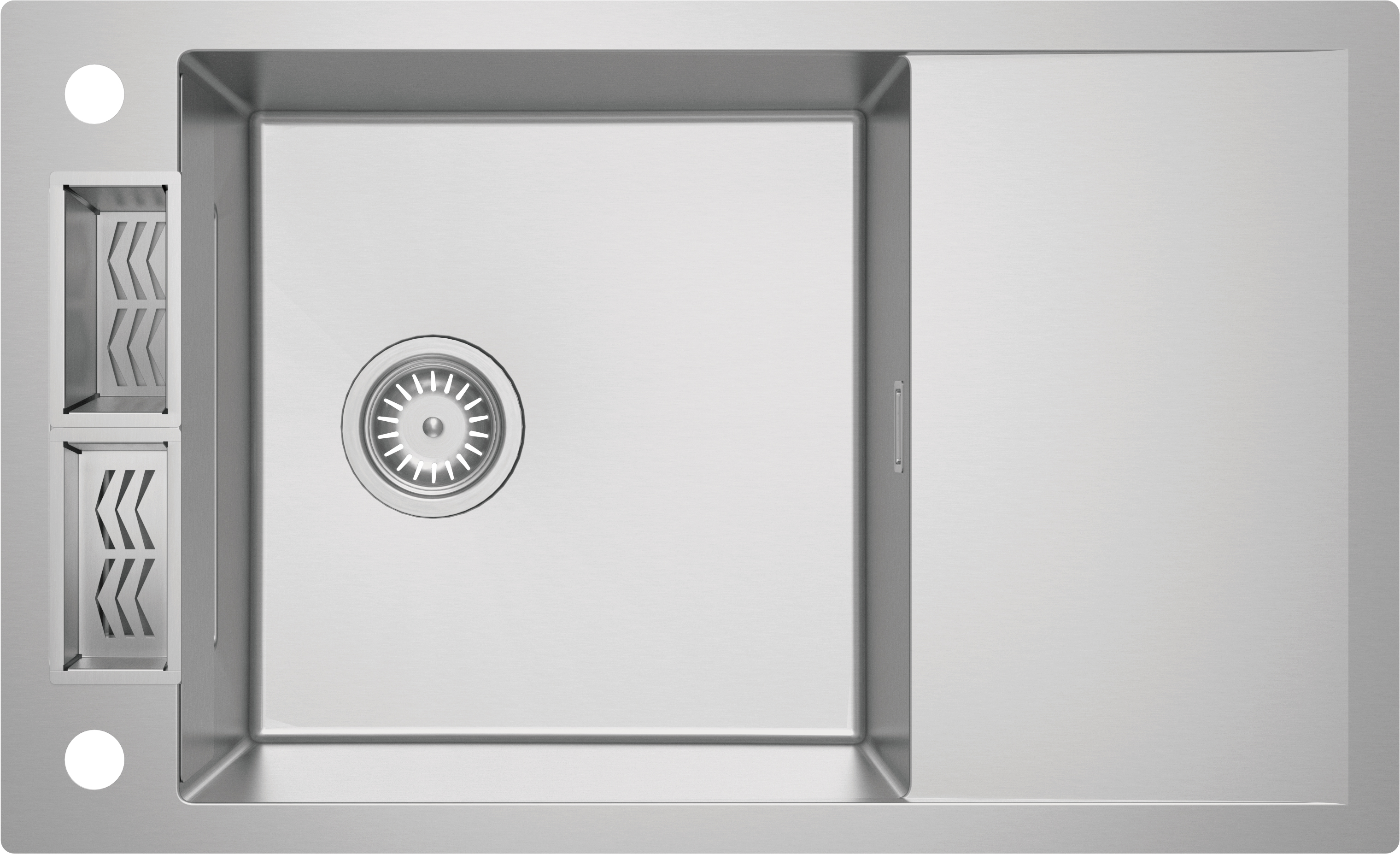 Deante Magnetic zlewozmywak stalowy 82x50 cm stal szczotkowana ZRM_0113