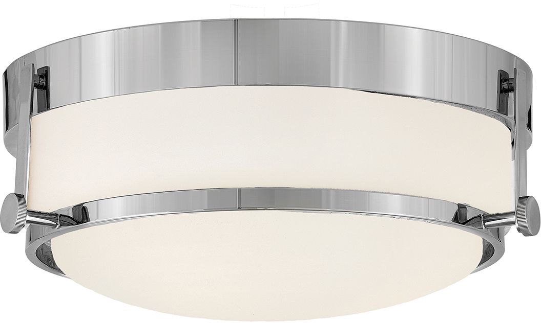 Elstead Lighting Harper plafon 3x60 W biały-chrom polerowany HK-HARPER-F-CM