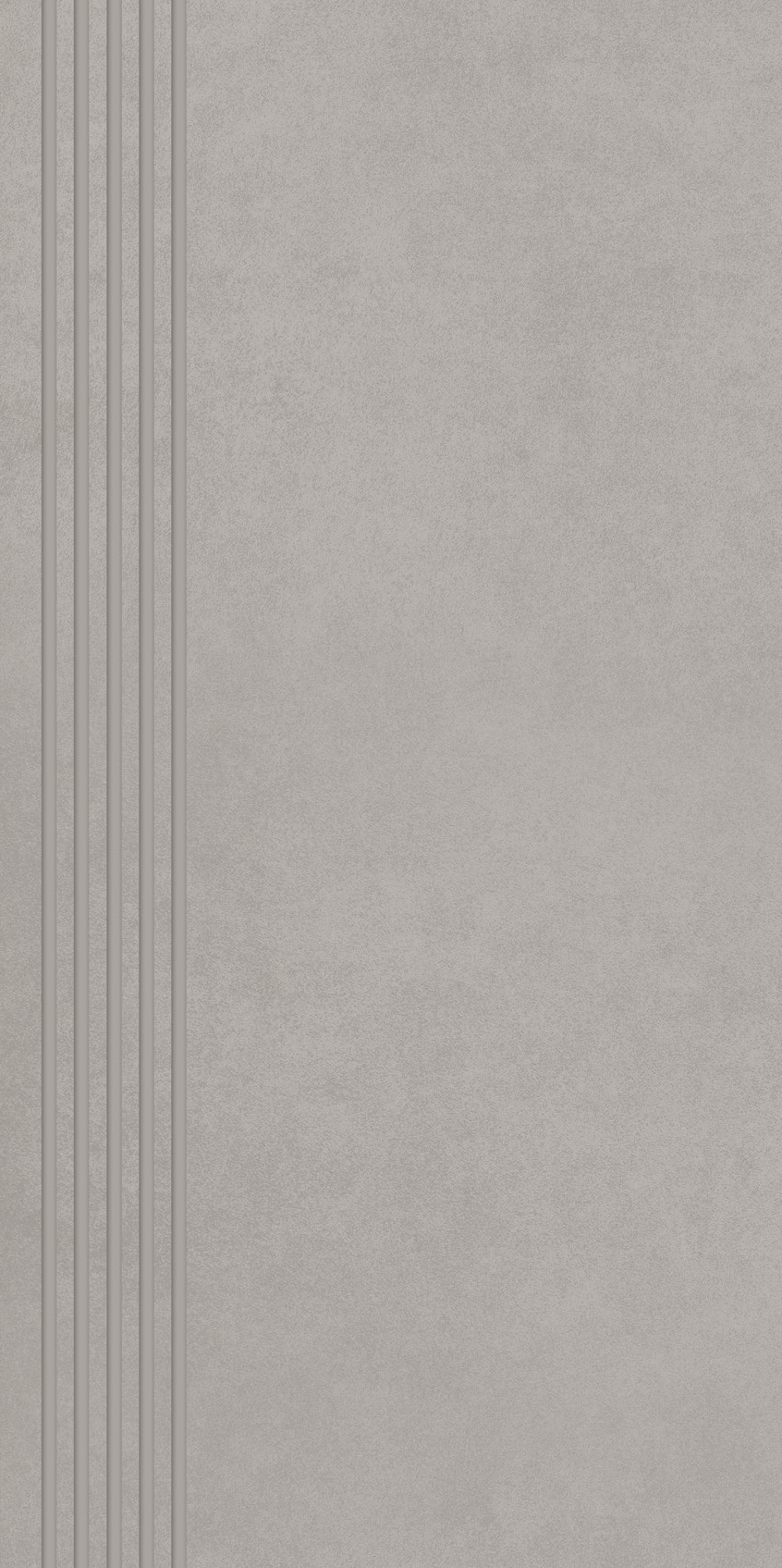 Paradyż Intero stopnica 29,8x59,8 cm prosta nacinana srebrny mat
