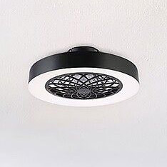 Rabalux Adonias plafon 1x35W LED z wentylatorem biały/czarny 5419
