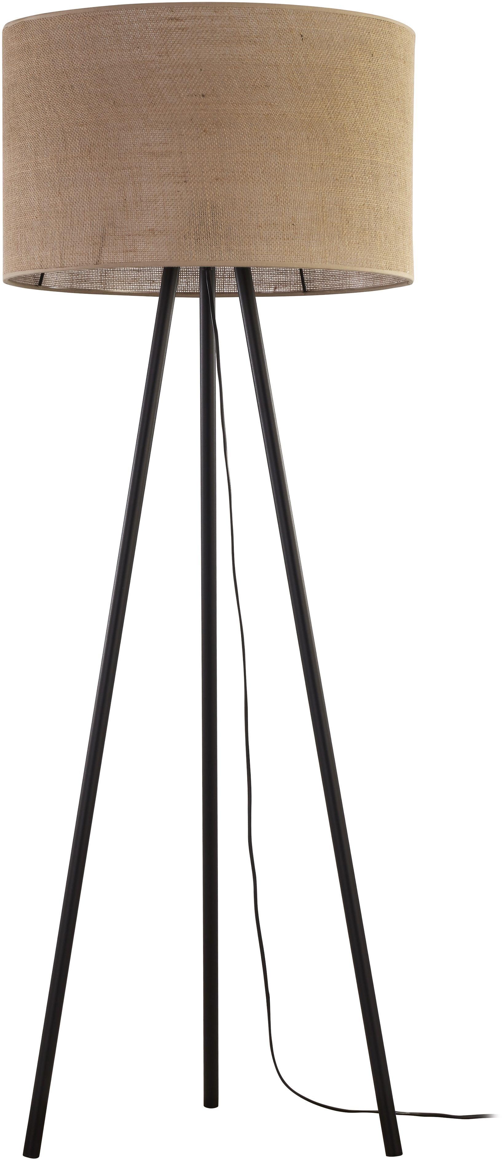 TK Lighting Juta lampa stojąca 1x15 W brązowa 5569