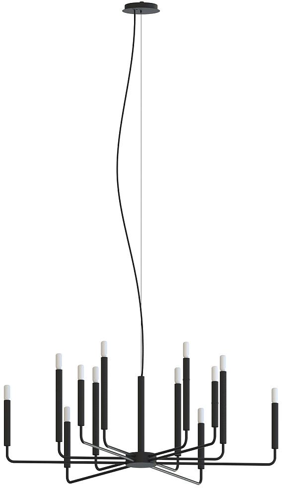 Nowodvorski Lighting Orto lampa wisząca 12x10 W czarna 11462