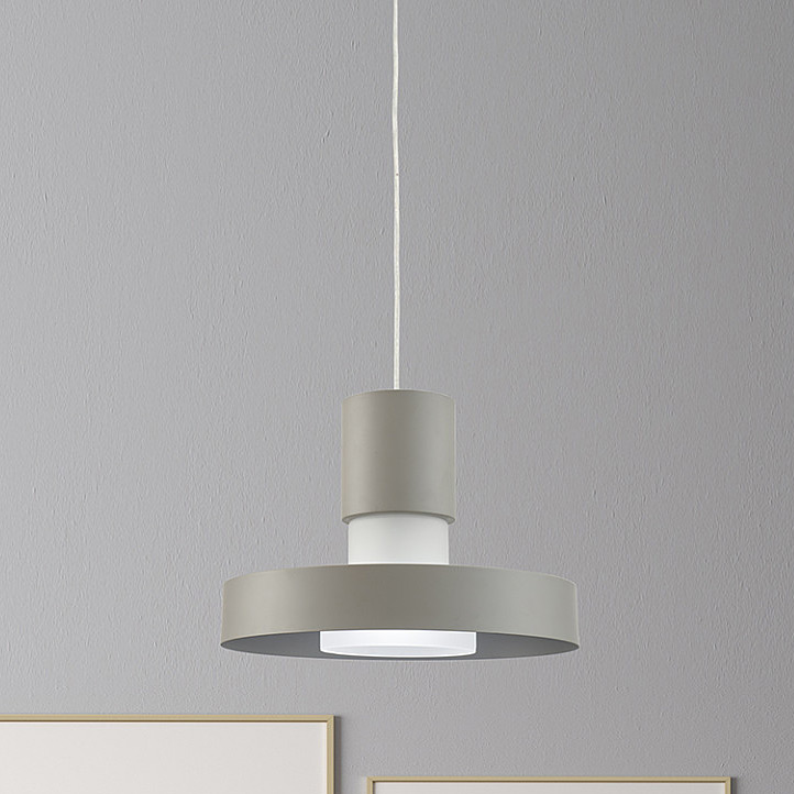 Miloox Babele lampa wisząca 1x40W szara/biała 1744.174