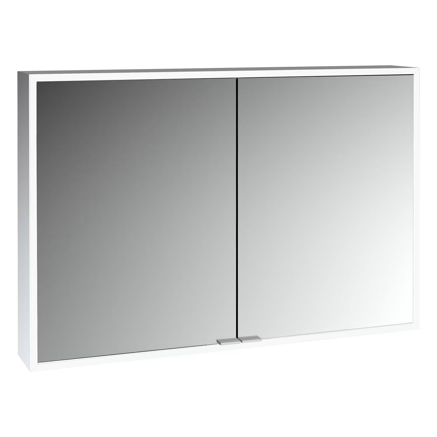 Kronenbach Cube 2.0 szafka 100x17x70 cm z lustrem srebrno anodowane KB100202CR