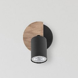 TK Lighting Cover lampa podsufitowa 1x10 W czarna 4673