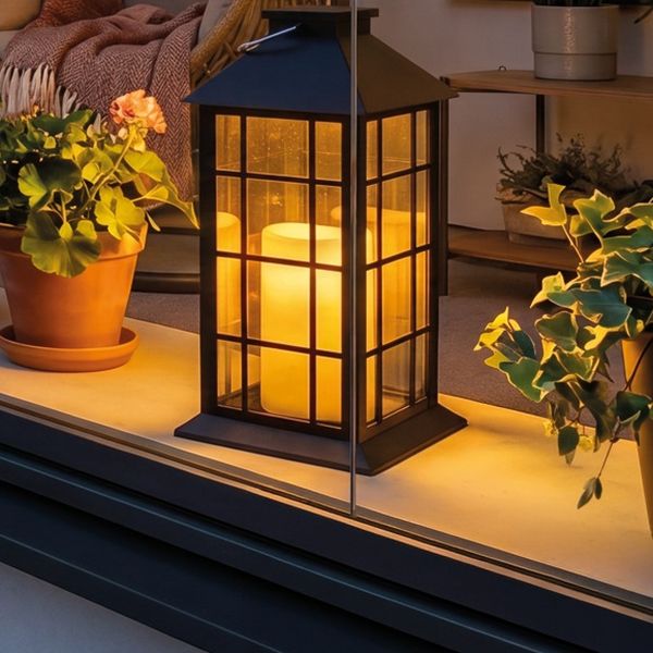 Strühm Gaba Led lampa solarna stołowa 1x0,1 W czarny 05041