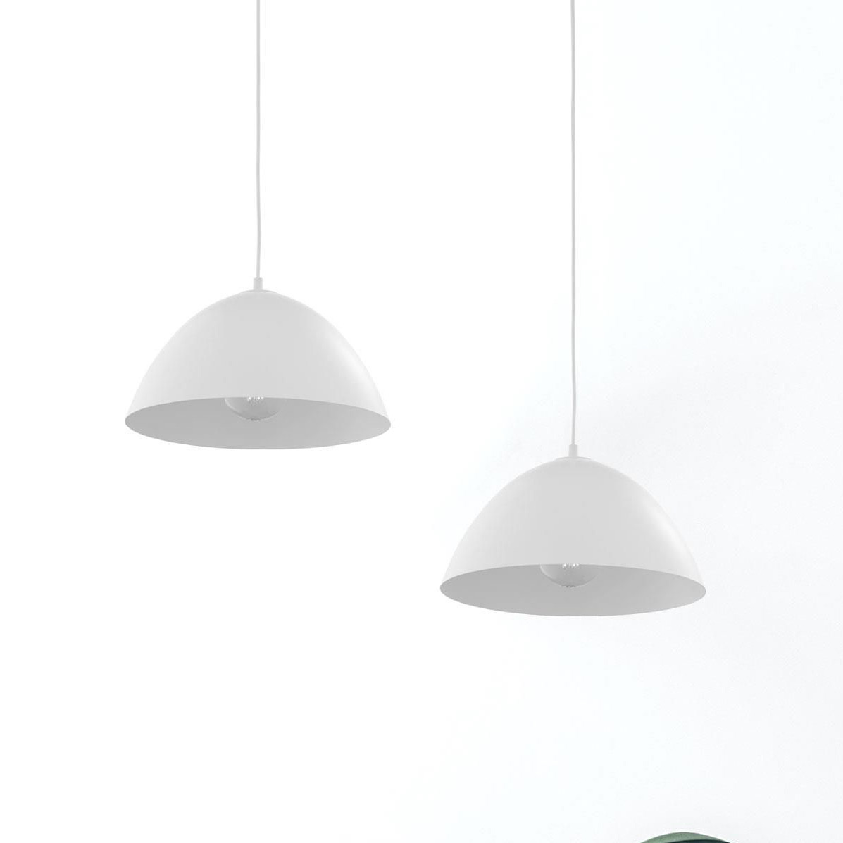 TK Lighting Faro lampa wisząca 1x15W biała 3192