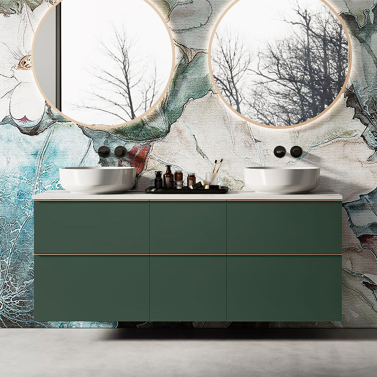 Elita Look szafka 40x44,9x63,5 cm boczna wisząca forest green matt RE080401027010
