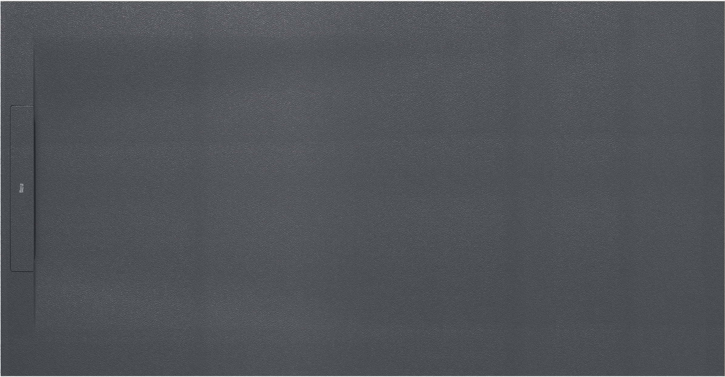 Roca Pyros brodzik prostokątny z syfonem 160x90 cm szary AP90164038403200