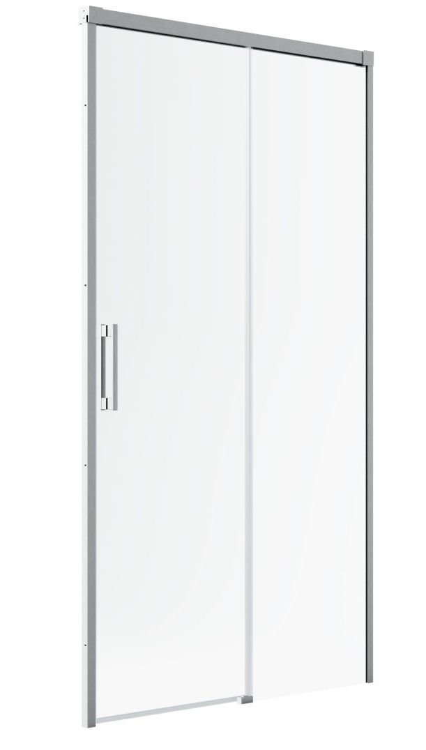 Radaway Idea Brushed Nickel DWJ drzwi prysznicowe 110 cm wnękowe prawe nikiel szczotkowany/szkło przezroczyste 387015-91-01R