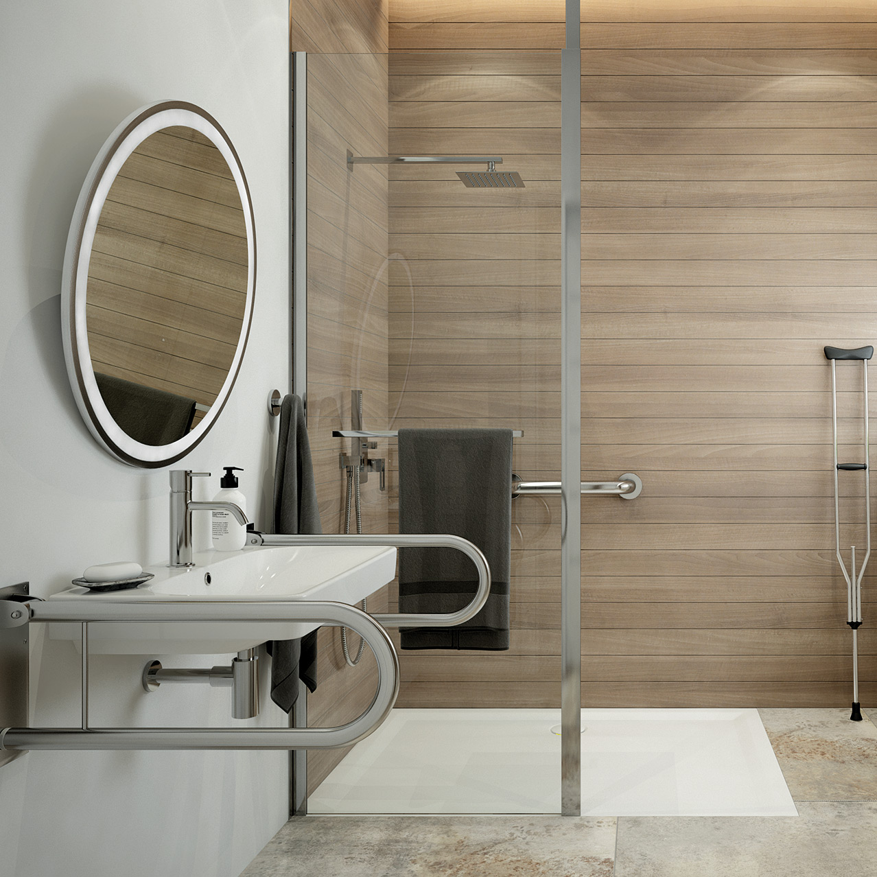 Sanplast Altus PI/ALTIIa Walk-In ścianka prysznicowa 140 cm chrom błyszczący/szkło przezroczyste 600-121-2581-42-401