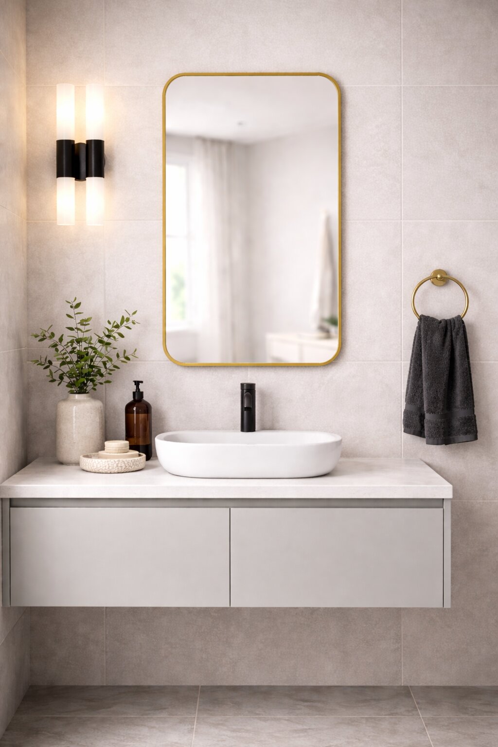 Darmowa Dostawa - Lustro 60x90 cm złoty Baltica Design Stone Aura 5904107932972