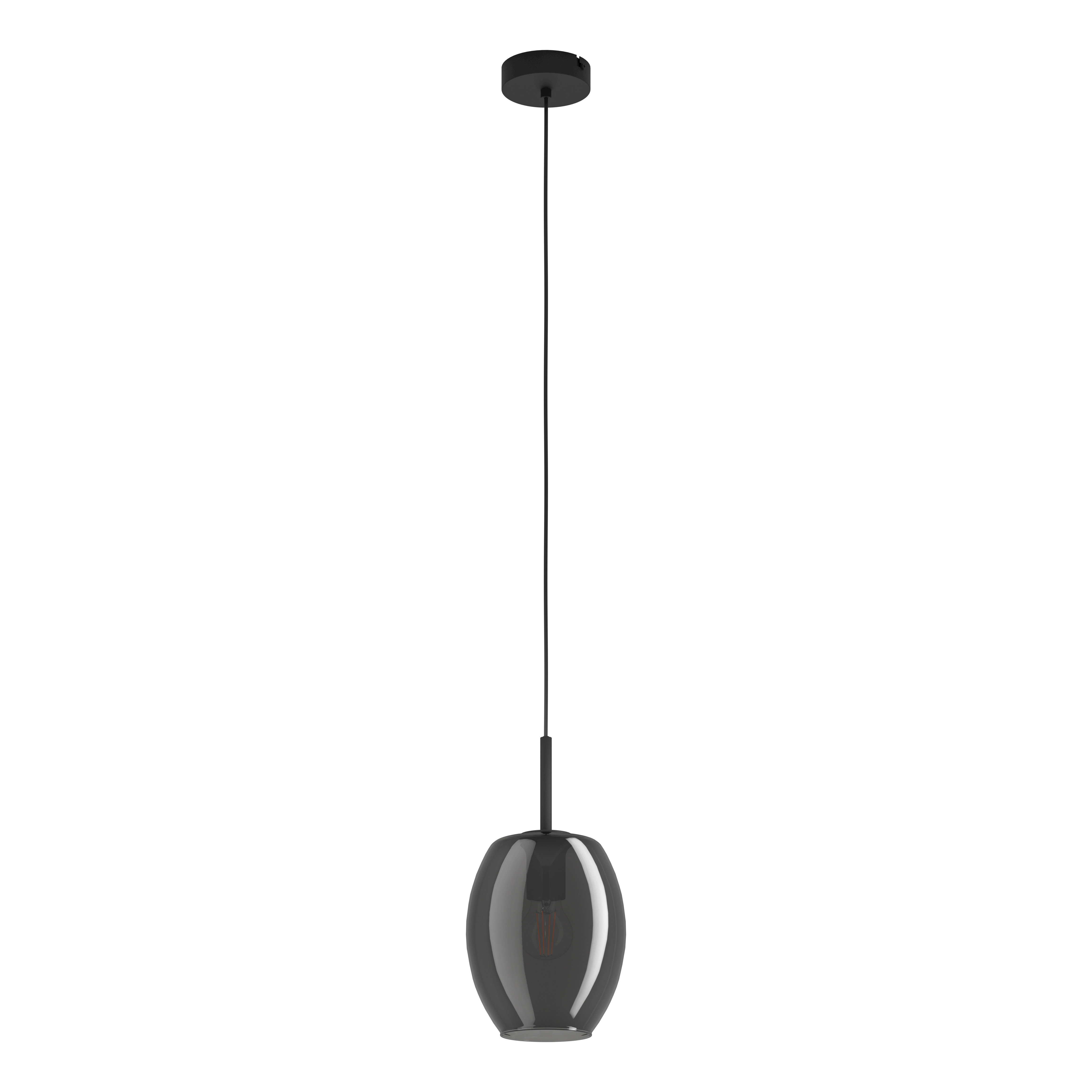 Darmowa Dostawa - Lampa wisząca 1x60 W czarna Eglo Cadaques 98582