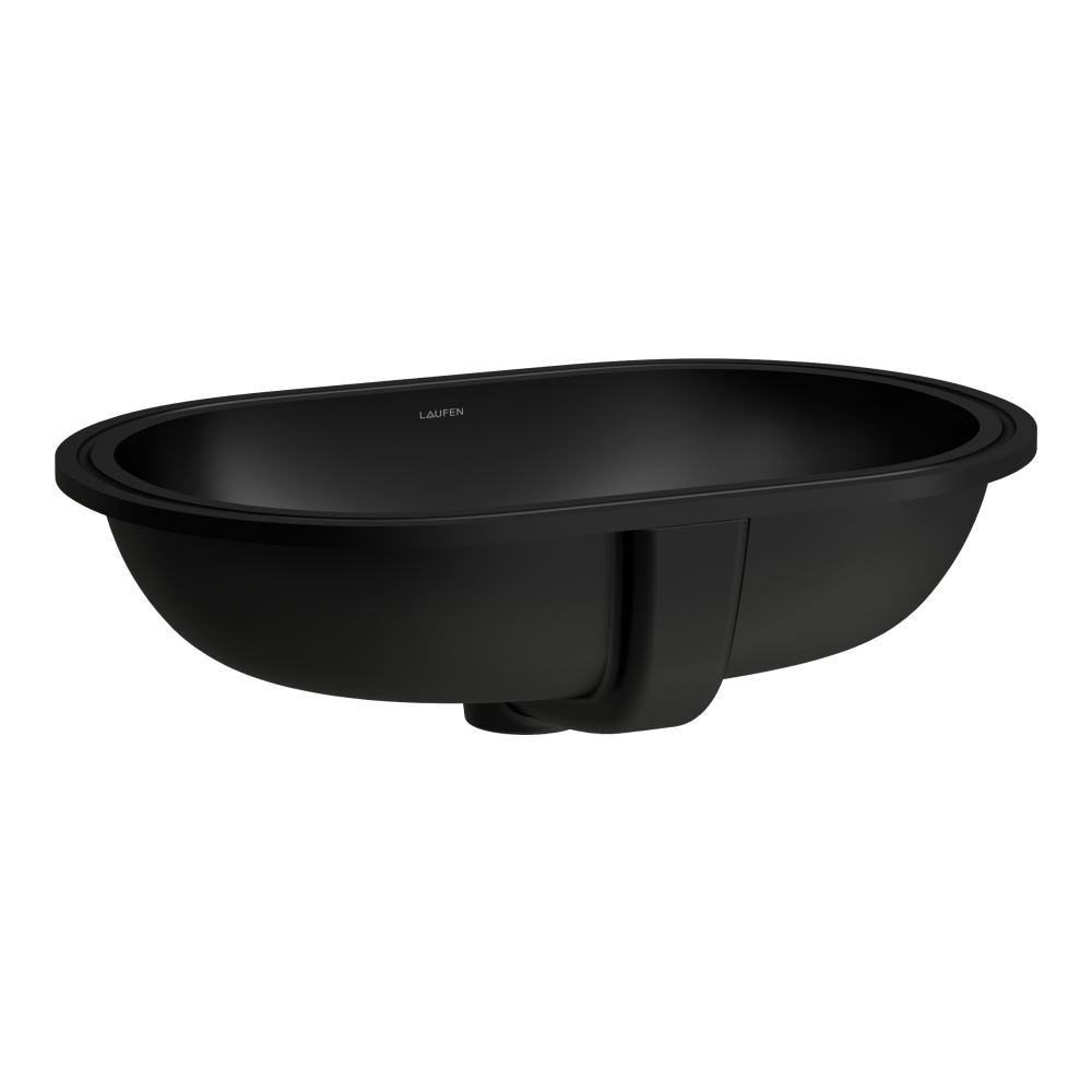 Darmowa Dostawa - Umywalka 51x31 cm owalna podblatowa czarna Laufen Savoy H8189467161091