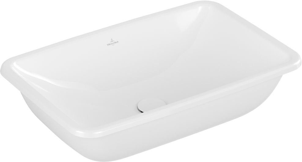 Darmowa Dostawa - Umywalka 61.5x38 cm prostokątna podblatowa biała Villeroy & Boch Loop & Friends 4A5800RW
