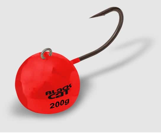 Black Cat Główka Jigowa Fire Ball Czerwona 200g